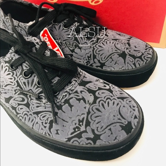 VANS Authentic Platform Sidewall Suede Black GreyW - Picture 6 of 7